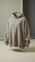 Oversized Stone Hoodie Cotton Blend